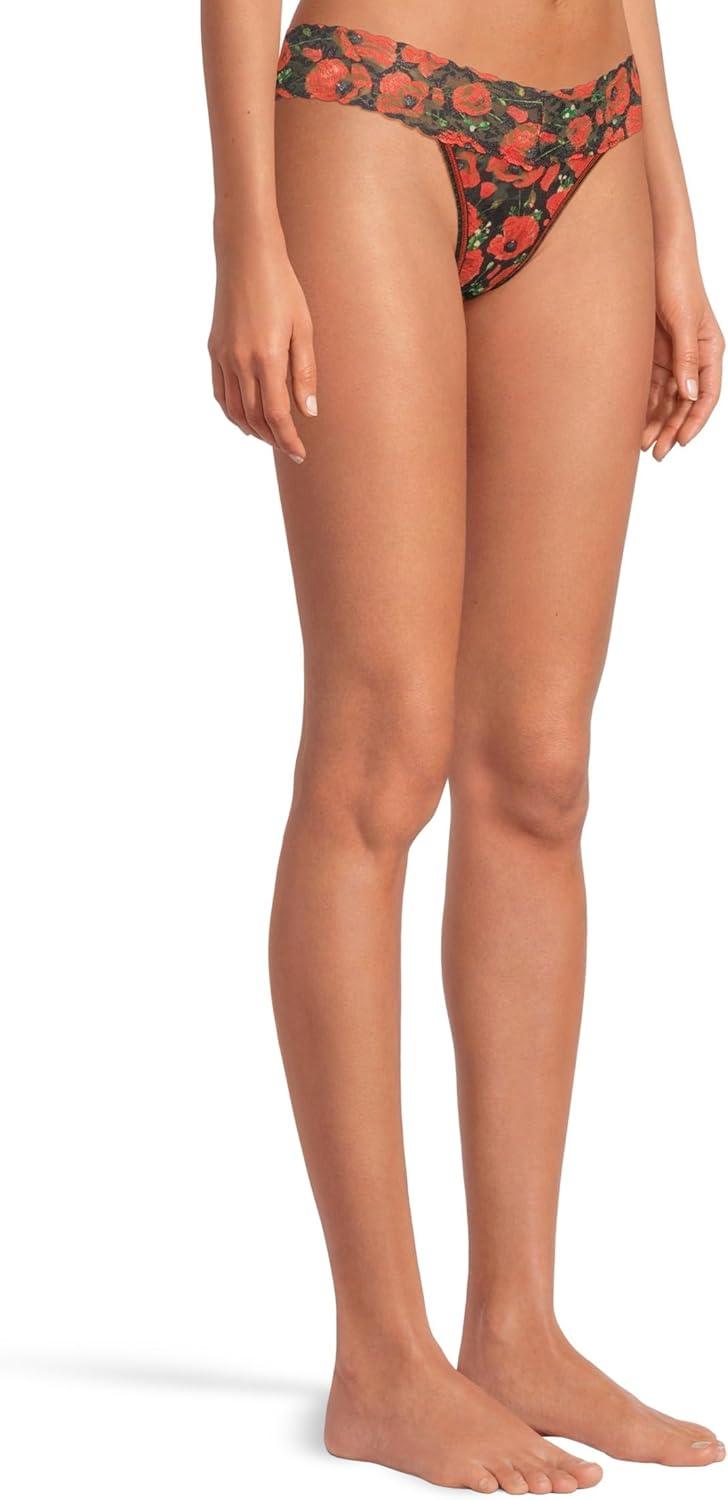 image:imagehanky panky womens Signature Lace Printed Low Rise ThongPoppy Holiday