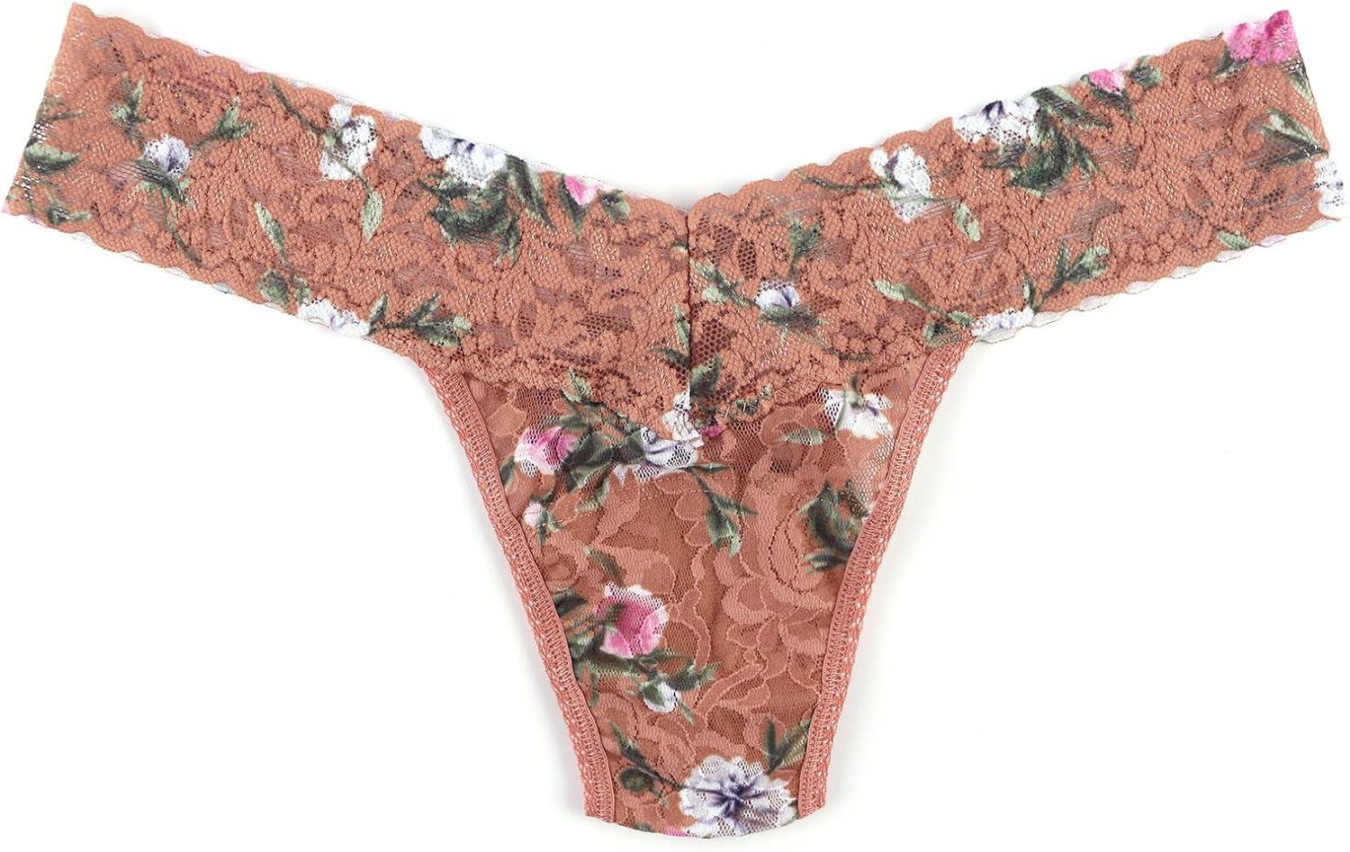 image:imagehanky panky womens Signature Lace Printed Low Rise ThongTerracotta Rose
