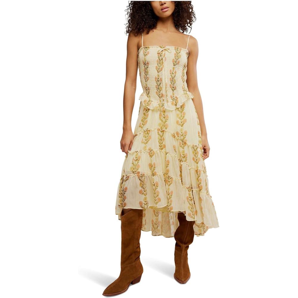 image:imageFree People Womens Alejandra Midi DressCloud Combo