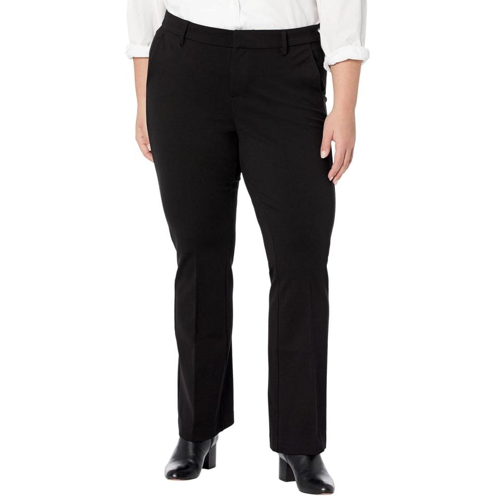 image:imageLiverpool Womens Plus Size Kelsey Knit Flare Trousers 31Black