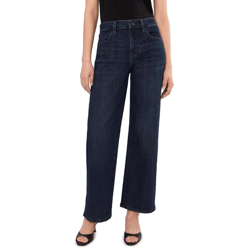 image:imageLiverpool Womens Stride MidRise Wide Leg JeansPark City