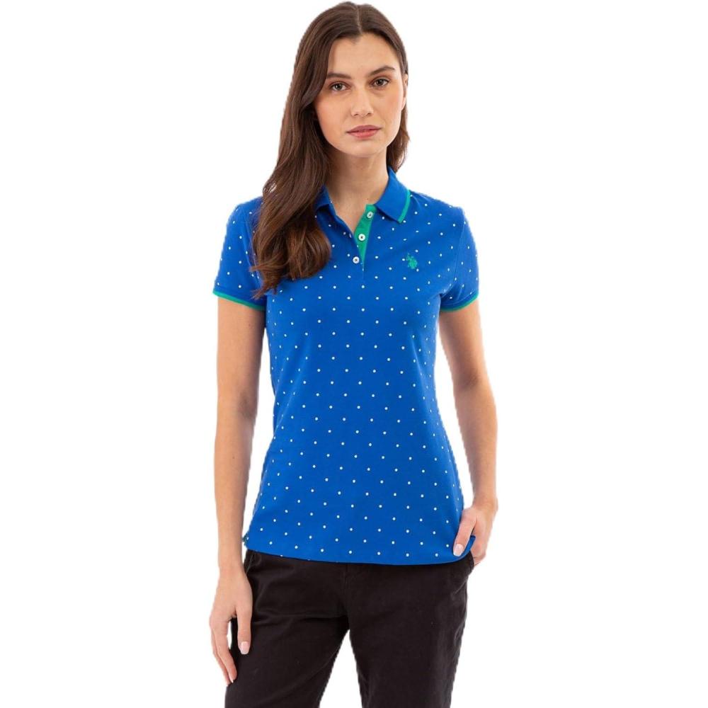 image:imagePolka Dot Polo ShirtLapis Blue