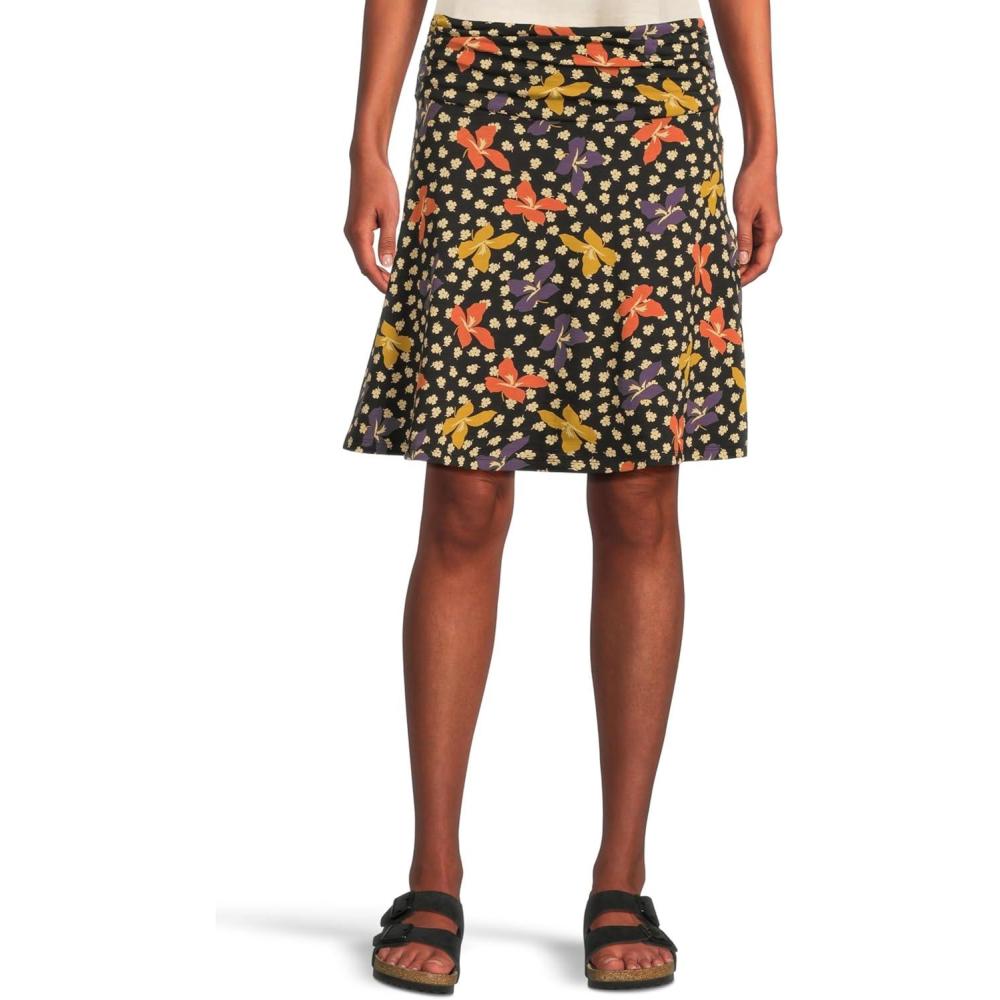 image:imageToadampCo Chaka SkirtBlack Lily Print