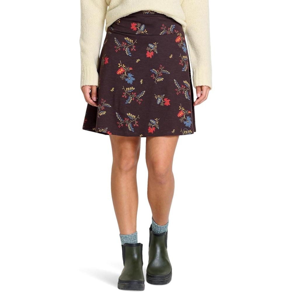 image:imageToadampCo Chaka SkirtCarob Bouquet Print