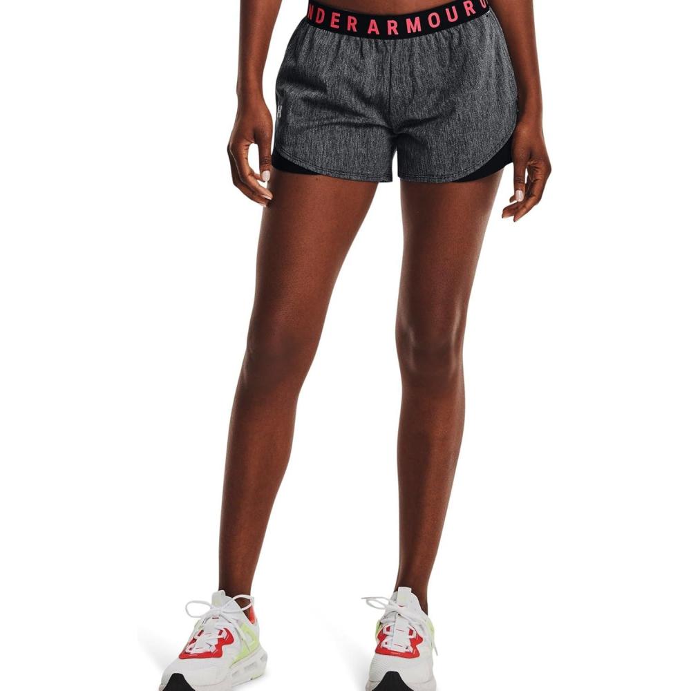 image:imageUnder Armour Womens Play Up Twist Shorts 30Black 002Brilliance