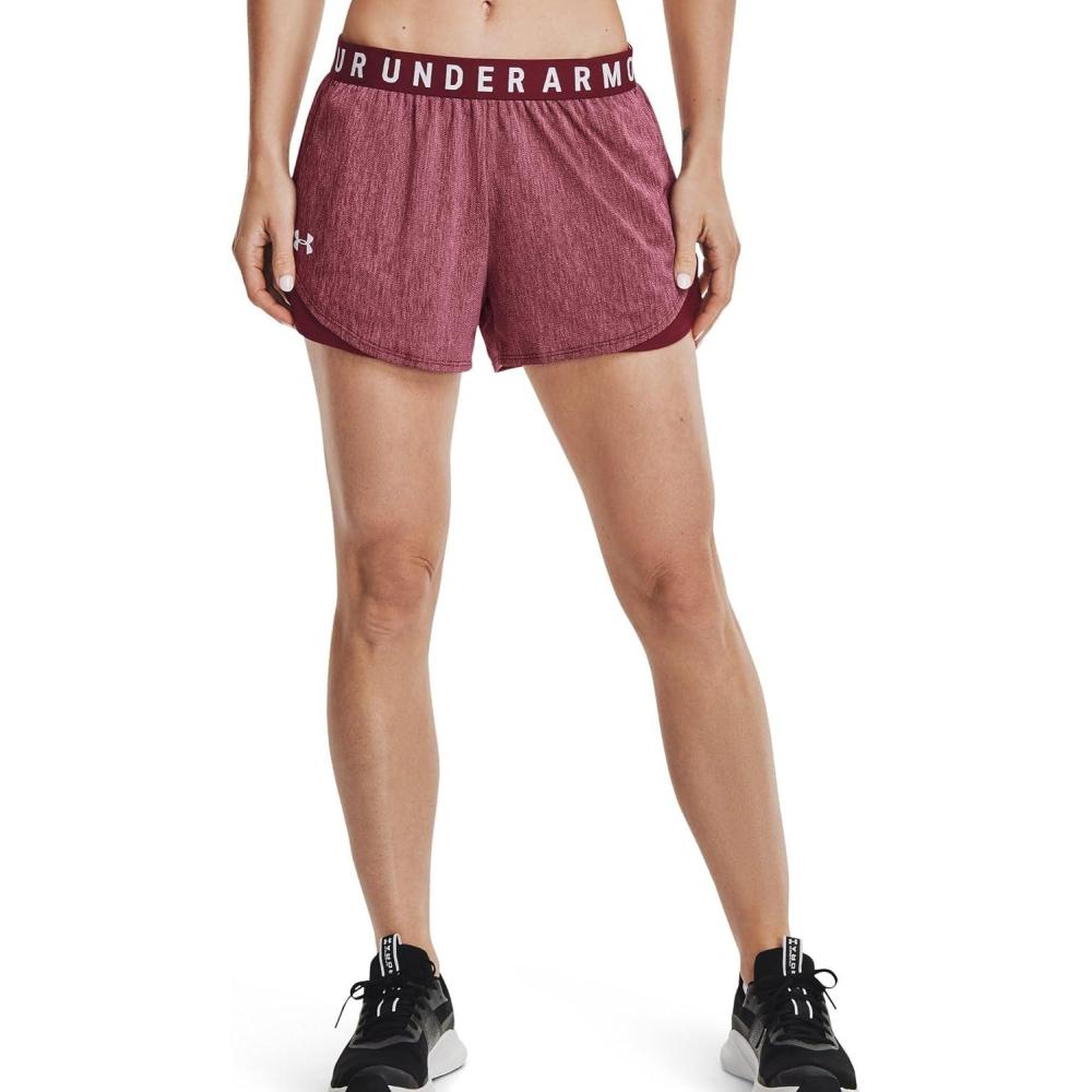 image:imageUnder Armour Womens Play Up Twist Shorts 30League Red 626White