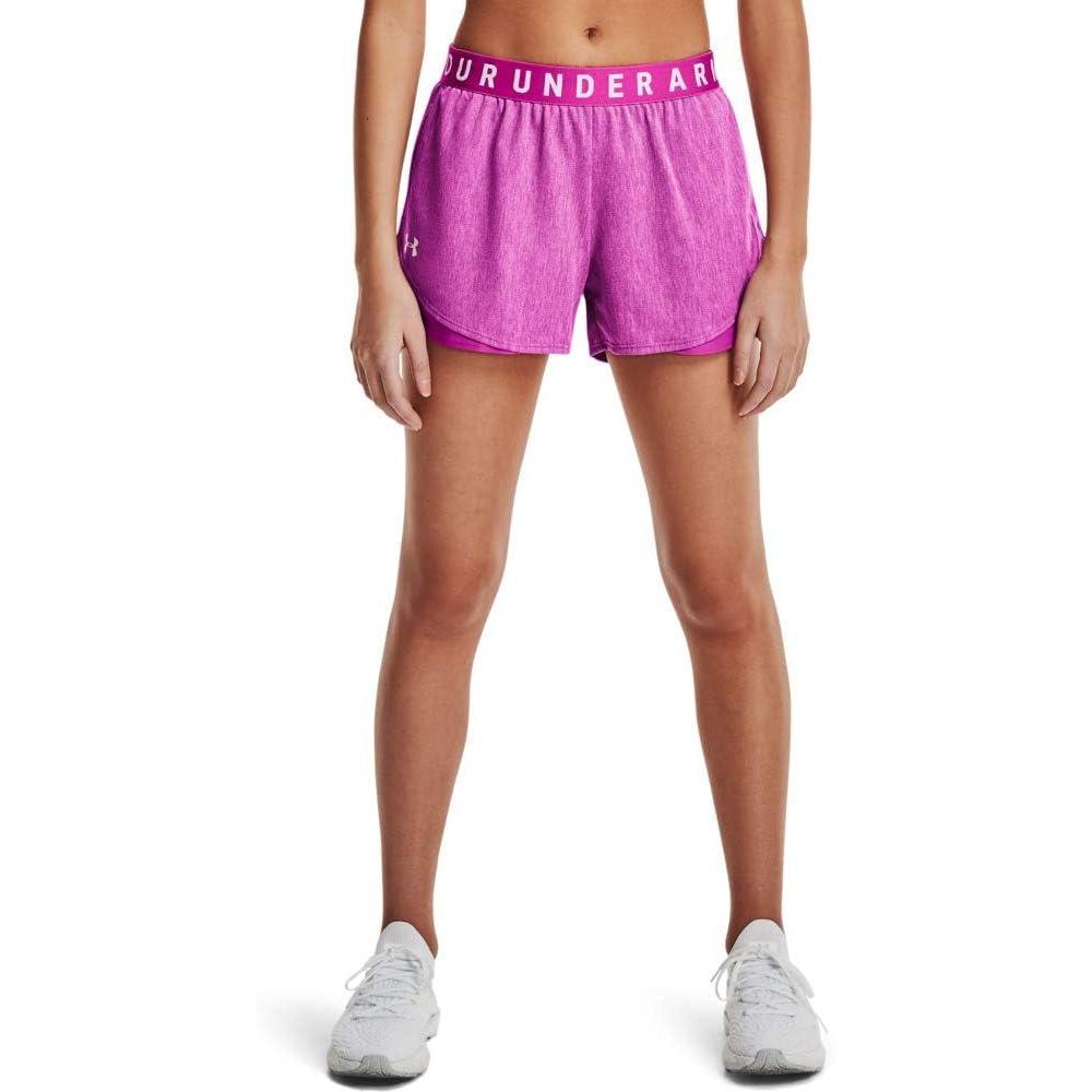 image:imageUnder Armour Womens Play Up Twist Shorts 30Meteor Pink 660White