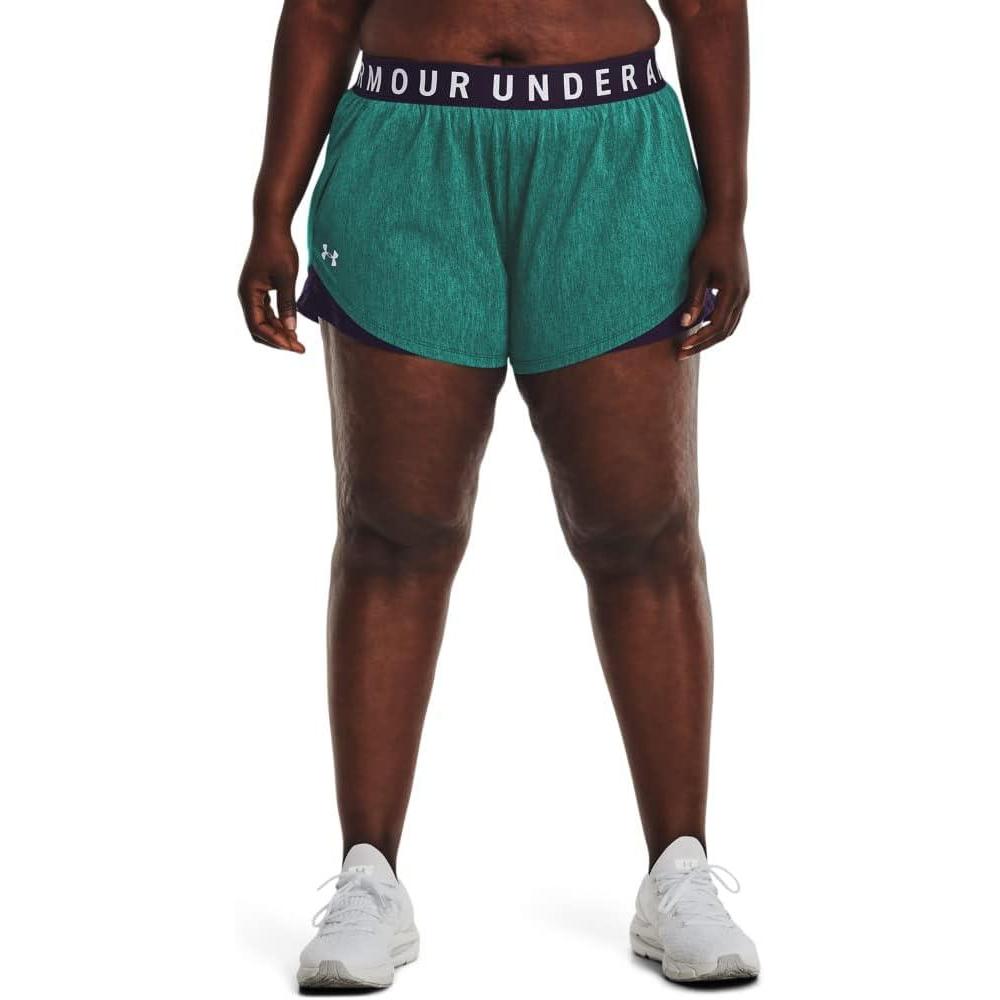 image:imageUnder Armour Womens Play Up Twist Shorts 30Neptune 370Green