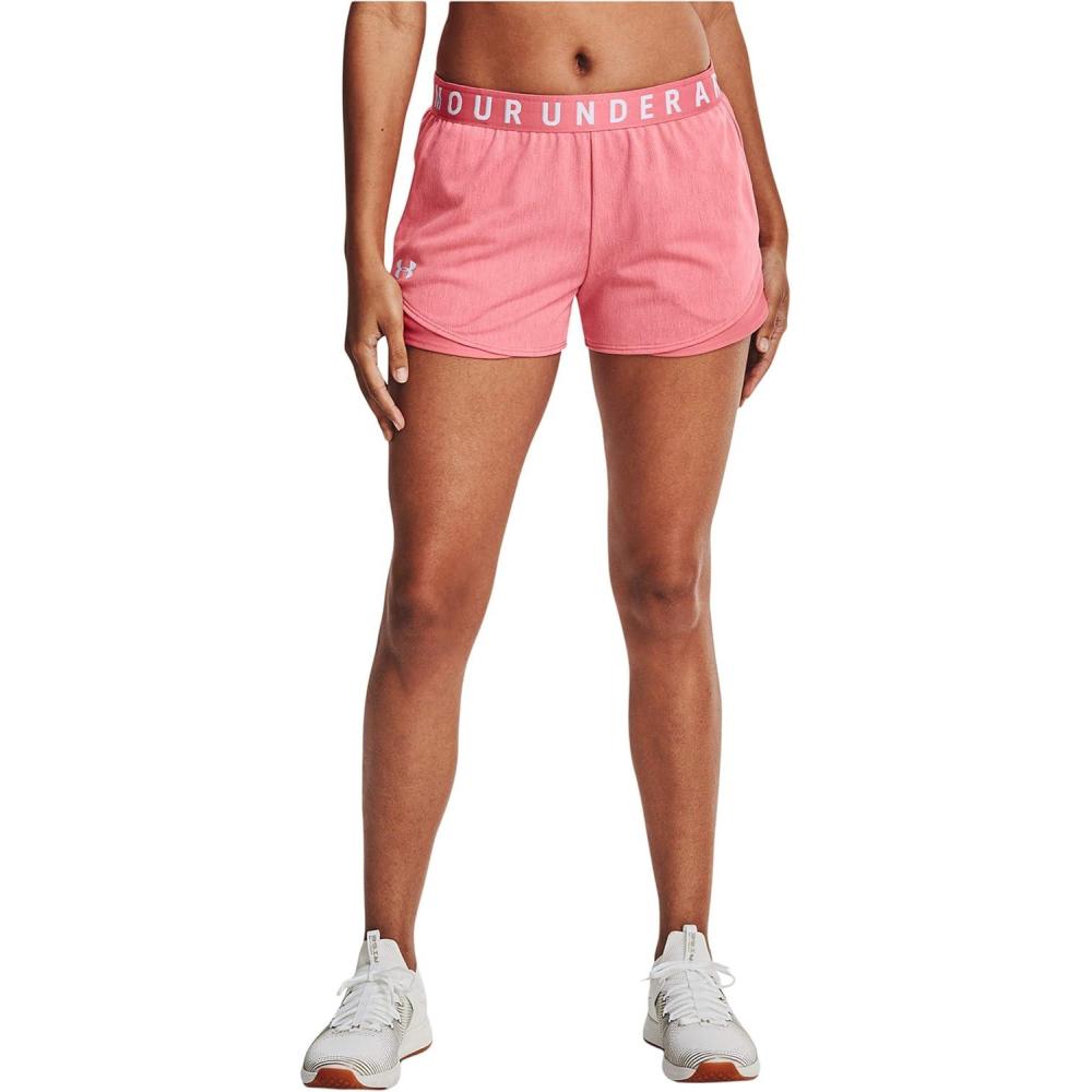 image:imageUnder Armour Womens Play Up Twist Shorts 30Pink Lemonade 669White