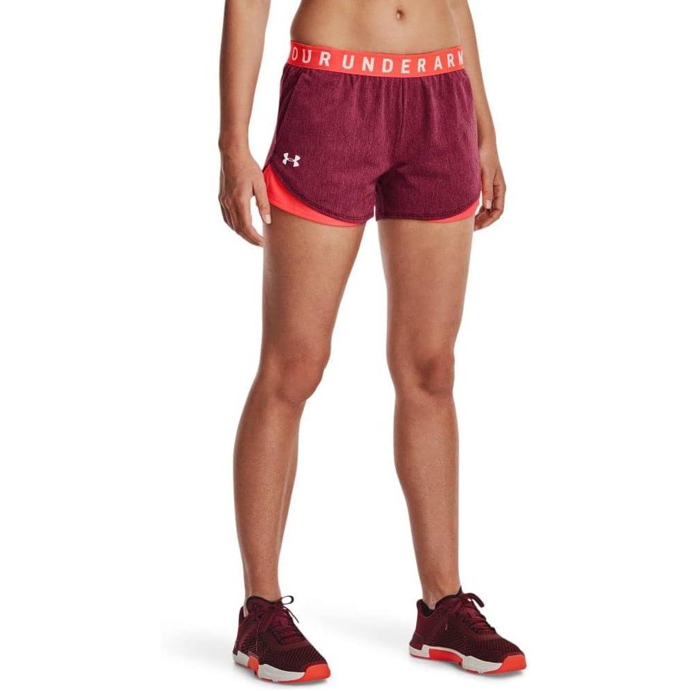 image:imageUnder Armour Womens Play Up Twist Shorts 30Wildflower 636White