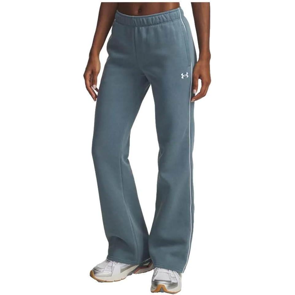 image:imageUnder Armour Womens Rival Fleece Piped PantsJasper BlueWhite