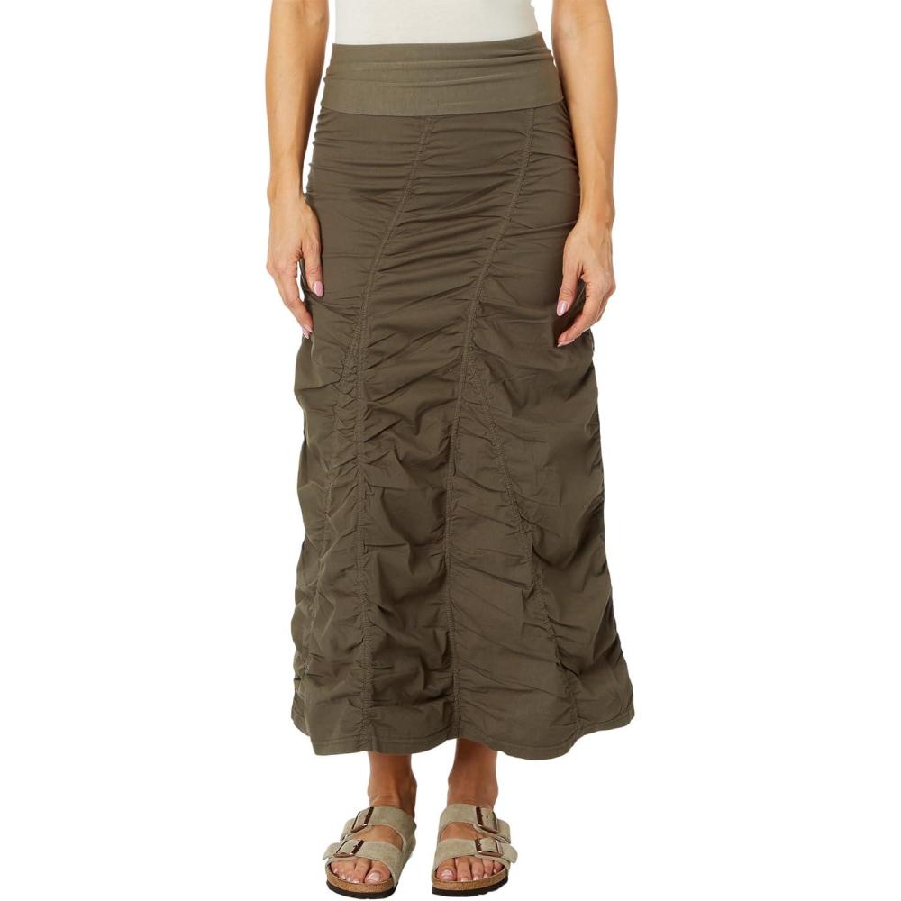 image:imageXCVI Womens Gored Peasant SkirtDeep Fern