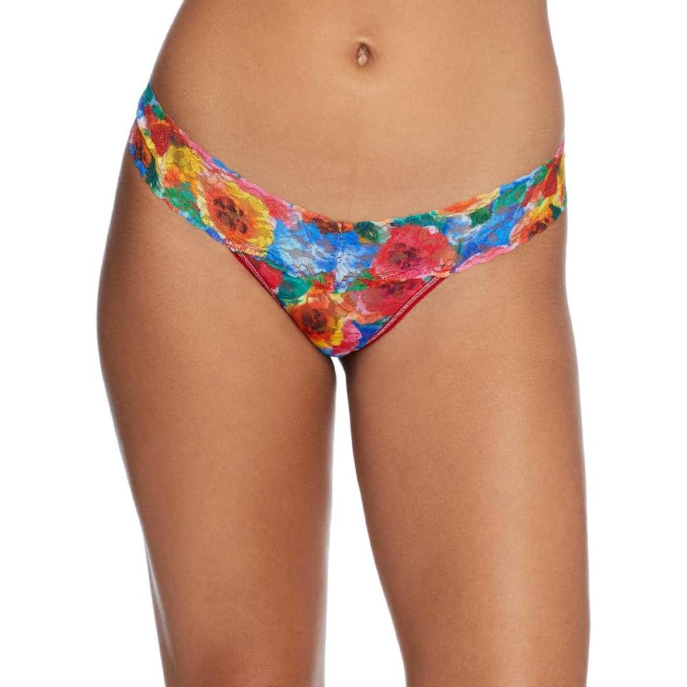 image:imagehanky panky womens Signature Lace Printed Low Rise ThongBold Blooms