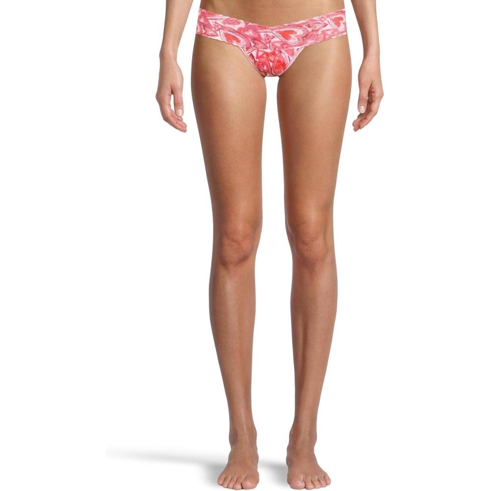 image:imagehanky panky womens Signature Lace Printed Low Rise ThongLots of Love