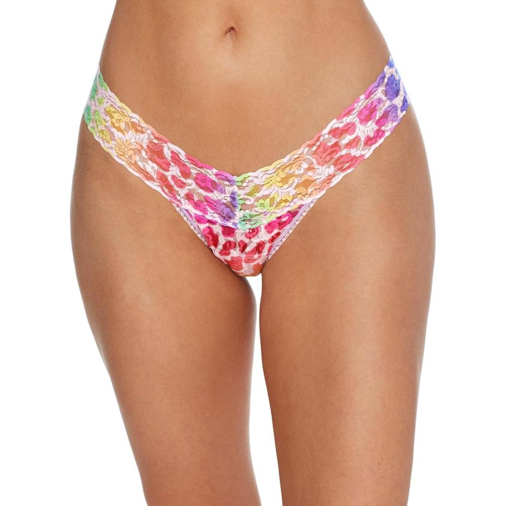 image:imagehanky panky womens Signature Lace Printed Low Rise ThongPride Leopard