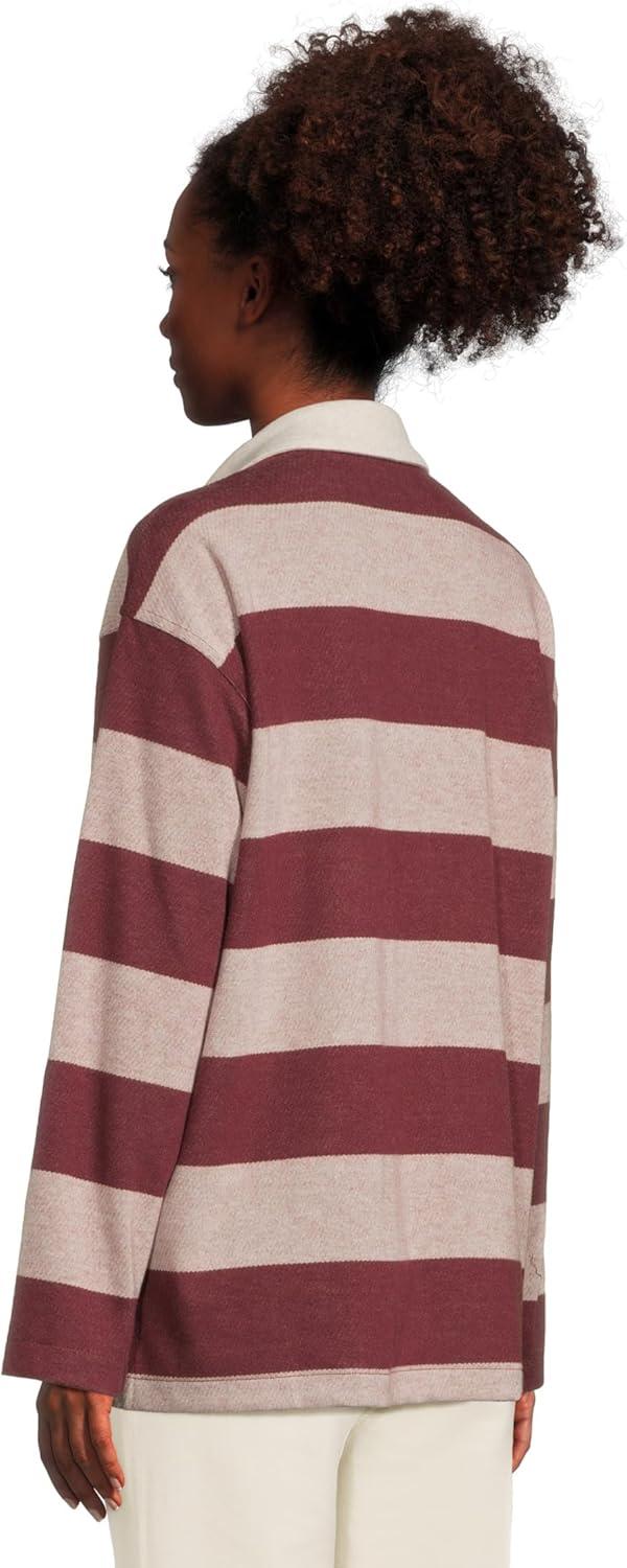 image:imageFaherty womens Legend Sweater Rugby PopoverDeep Red Rugby