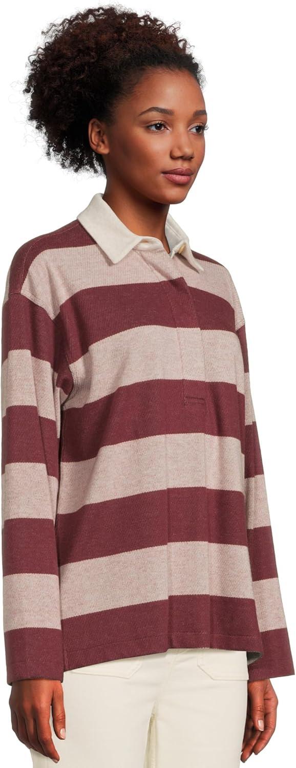 image:imageFaherty womens Legend Sweater Rugby PopoverDeep Red Rugby