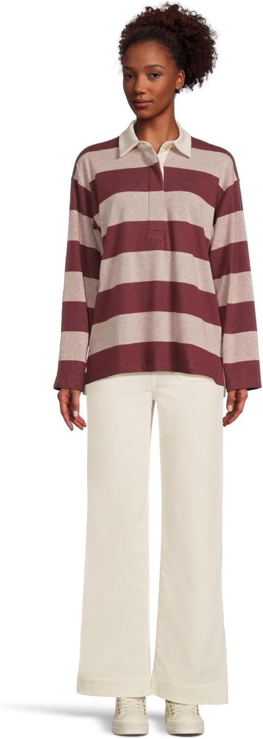image:imageFaherty womens Legend Sweater Rugby PopoverDeep Red Rugby