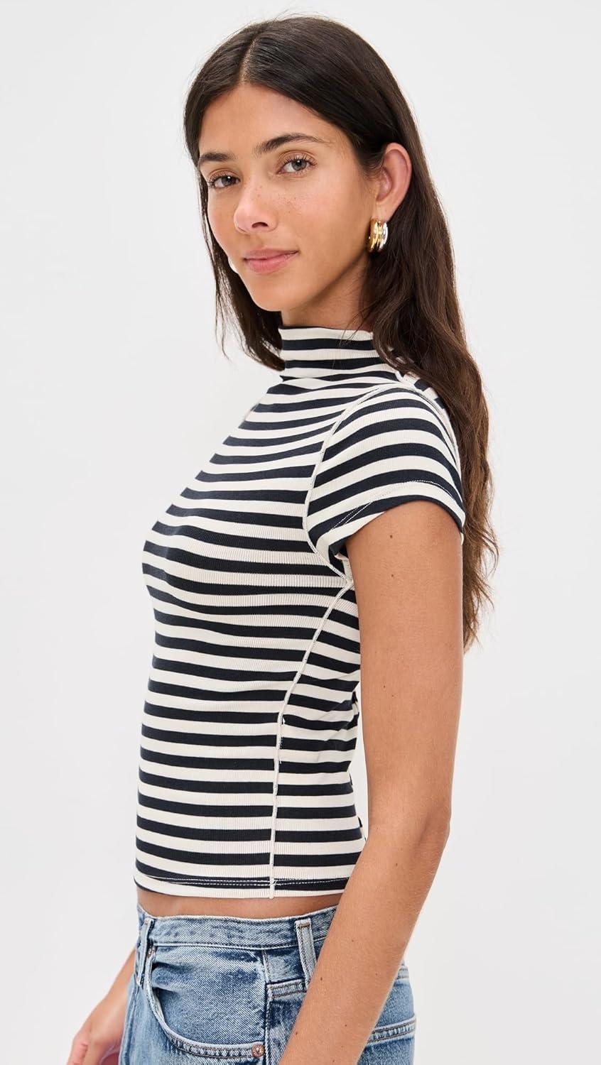 image:imageFree People Womens Lola Stripe TeeBw Stripe