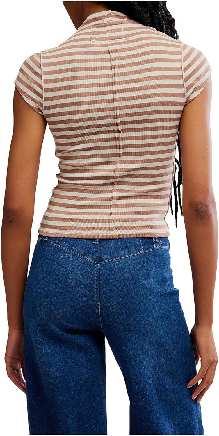 image:imageFree People Womens Lola Stripe TeeOtter Combo