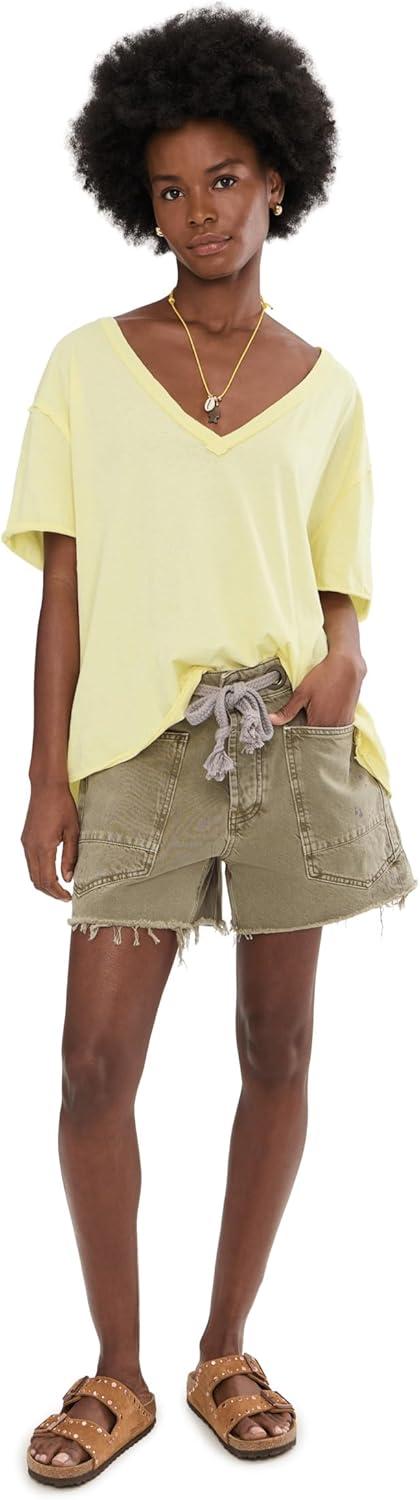 image:imageFree People Womens Nina Tee V Lemon Water Small