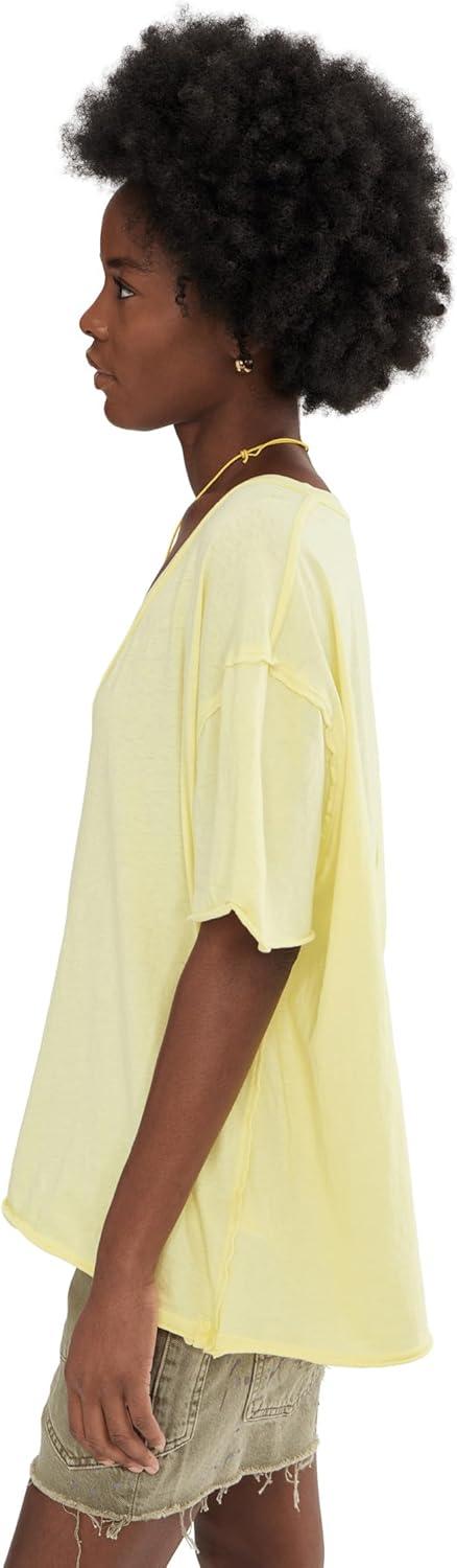 image:imageFree People Womens Nina Tee V Lemon Water Small