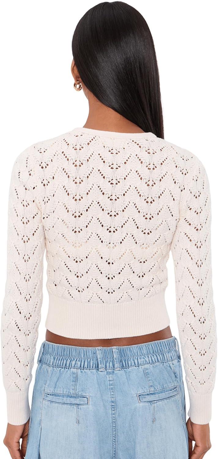 image:imageFree People Womens Pretty in Pointelle CardiIvory