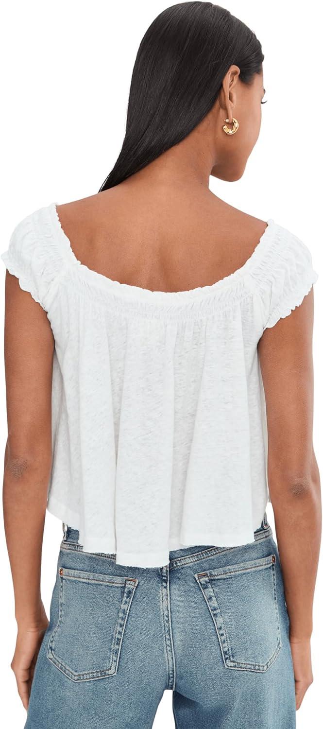 image:imageFree People Womens We The Free Dahlia TeeOptic White