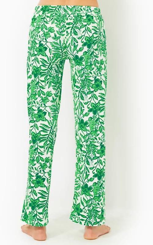 image:imageLilly Pulitzer womens Pj Knit PantsFiddle Leaf Green Lil Escape Plan Pjs