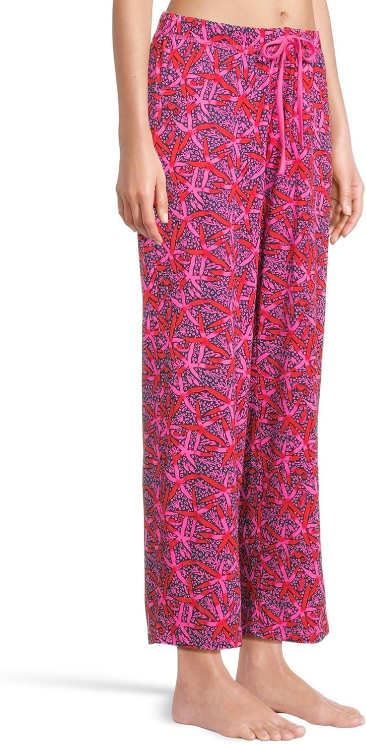 image:imageLilly Pulitzer womens Pj Knit PantsPassion Fruit Pink Star Searching