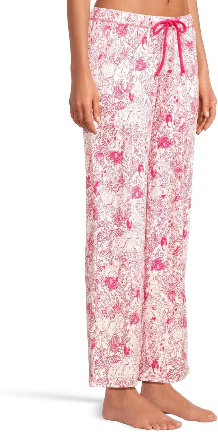image:imageLilly Pulitzer womens Pj Knit PantsRaspberry Rouge Animal Magnetism