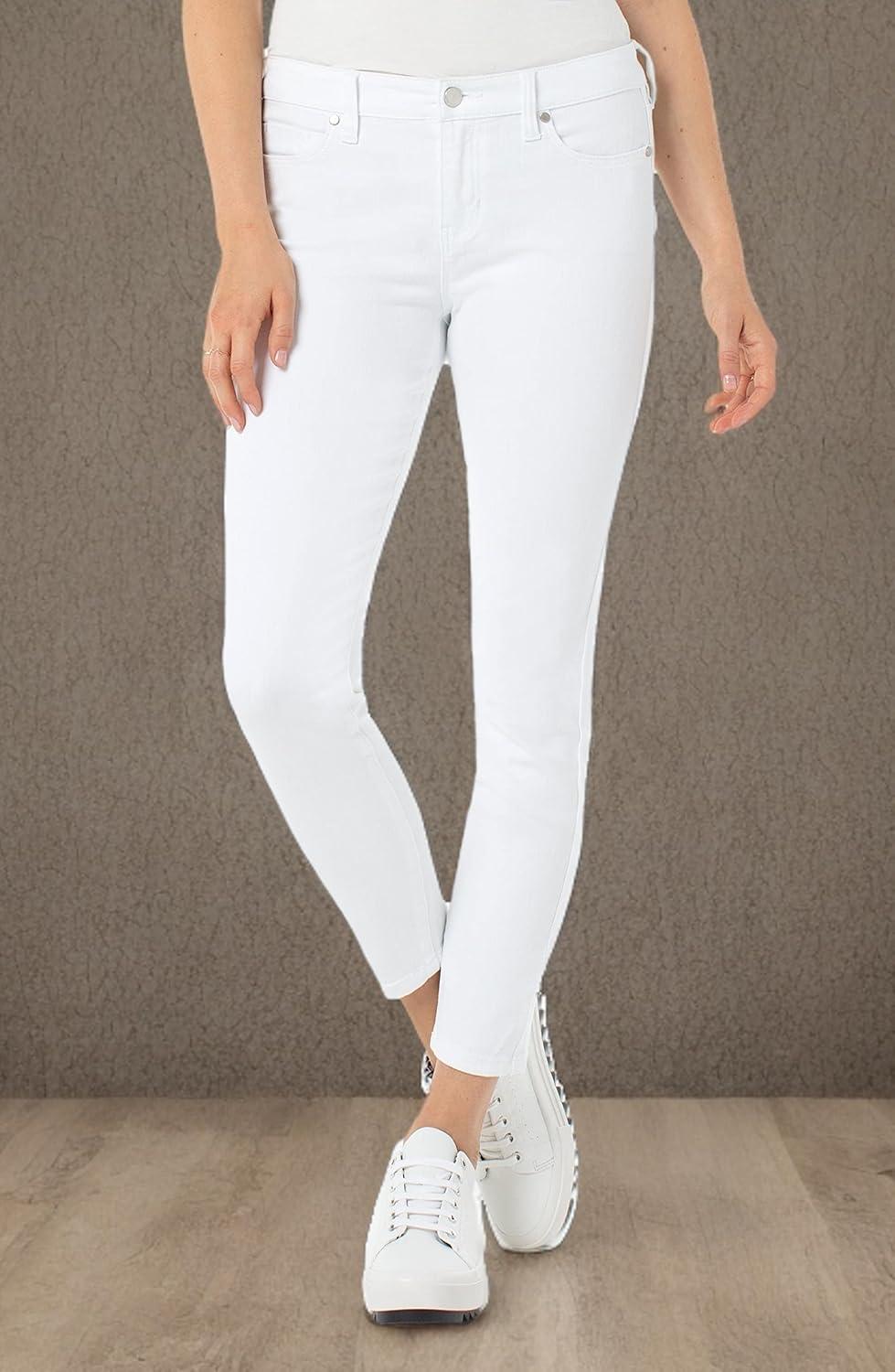 image:imageLiverpool Womens Abby Ankle Skinny 28 InseamBright White