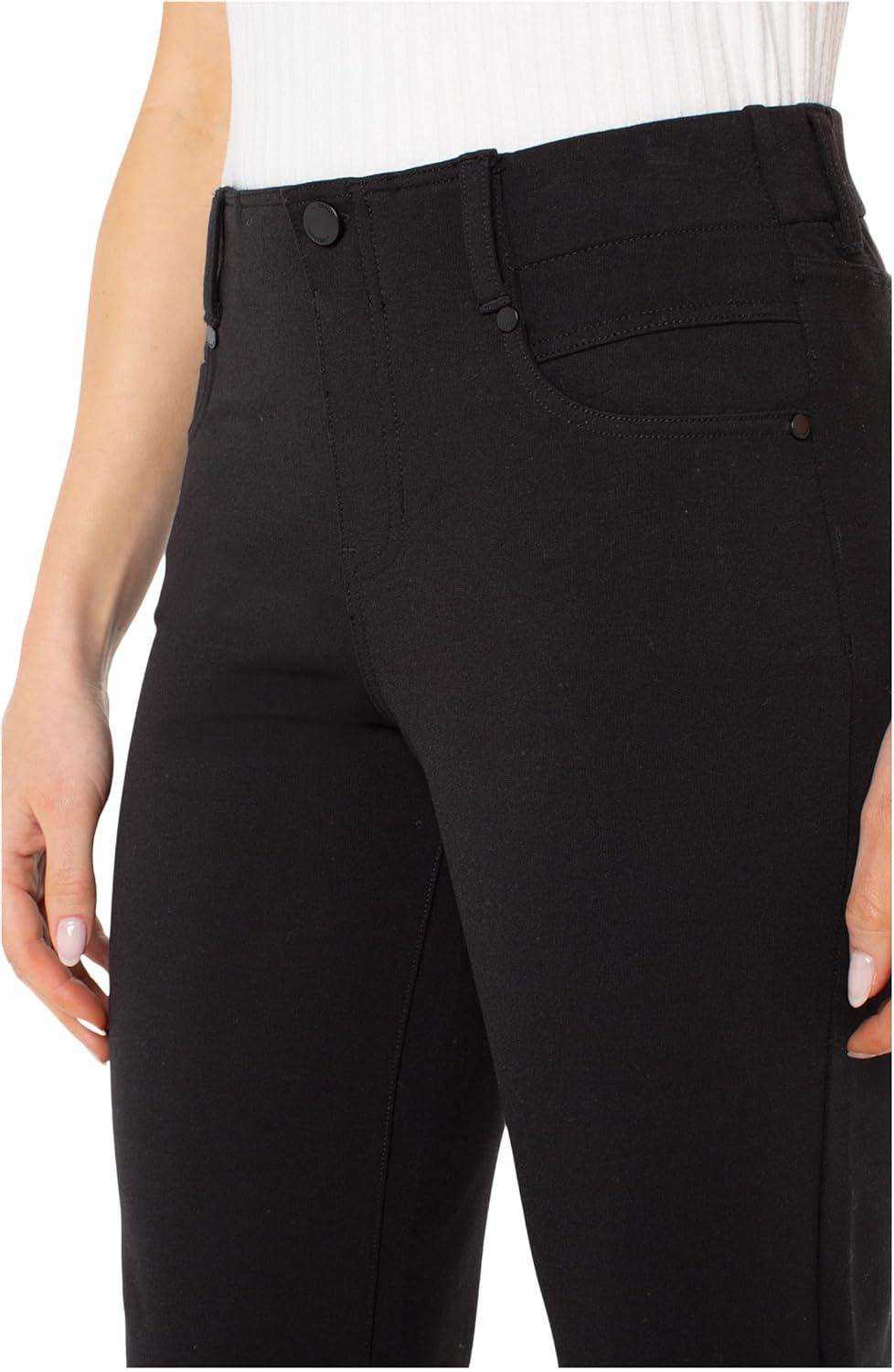 image:imageLiverpool Womens Gia Pullon Glider MidRise Slim Pant 29 InseamBlack