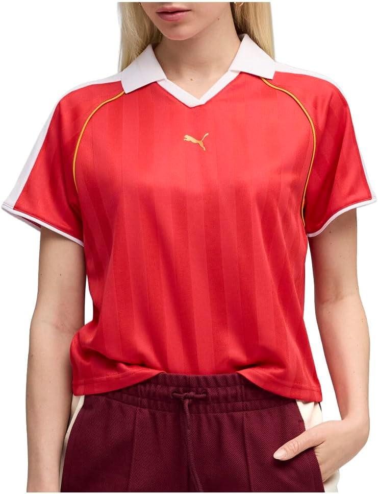 image:imagePUMA Womens T7 Relaxed Soccer JerseyFor All Time Red