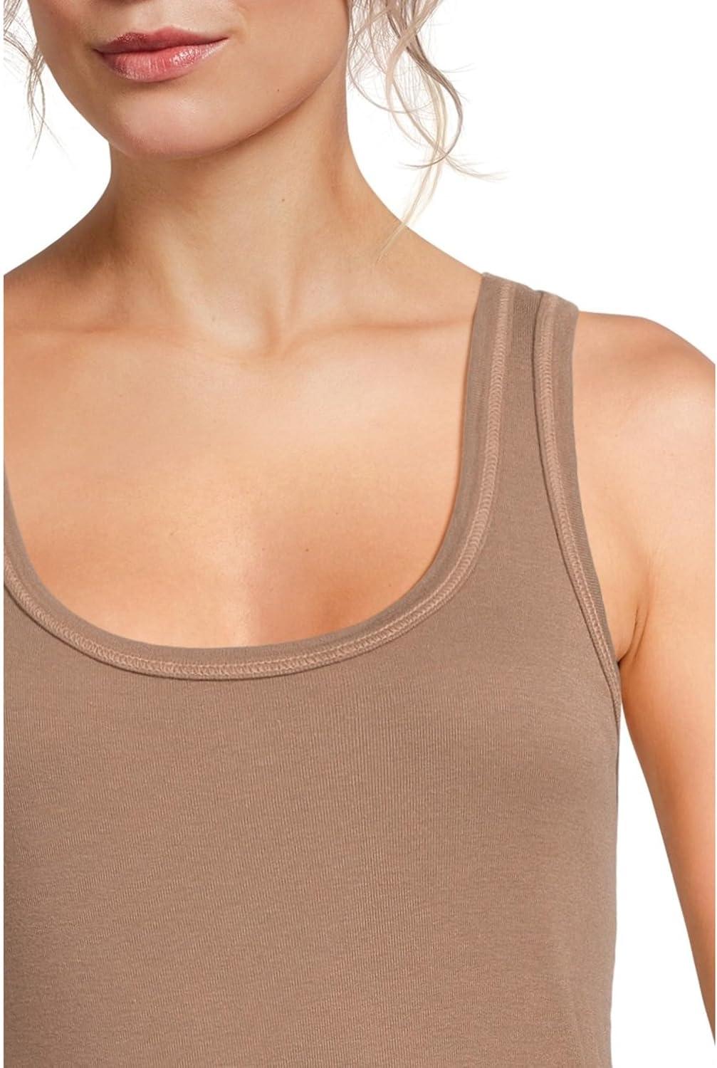 image:imageSplendid Womens 1x1 Classic Tank TopPine Bark