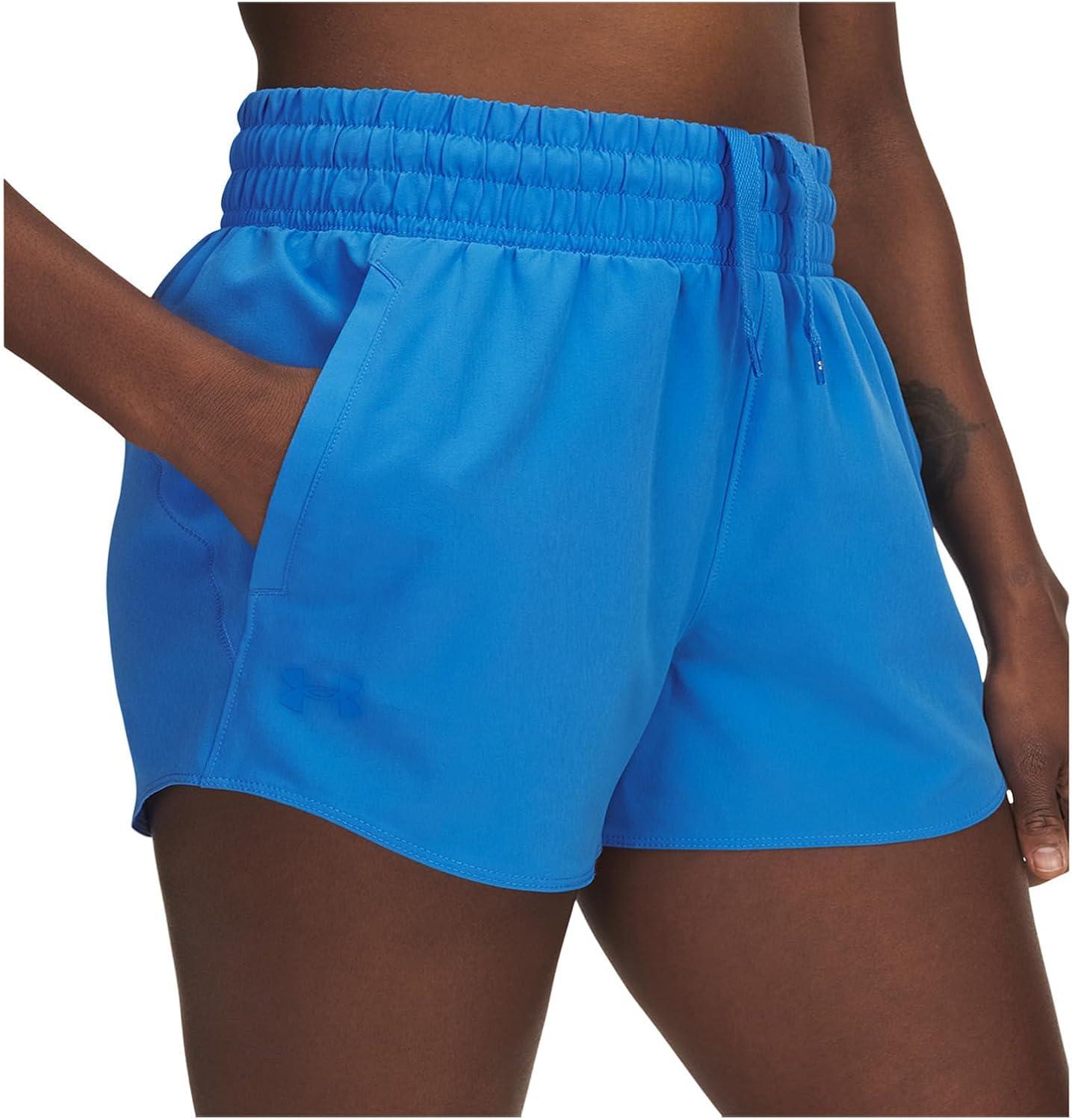 image:imageUnder Armour Womens Flex Woven 3 Inch ShortsBlue AtlantisBlue Atlantis