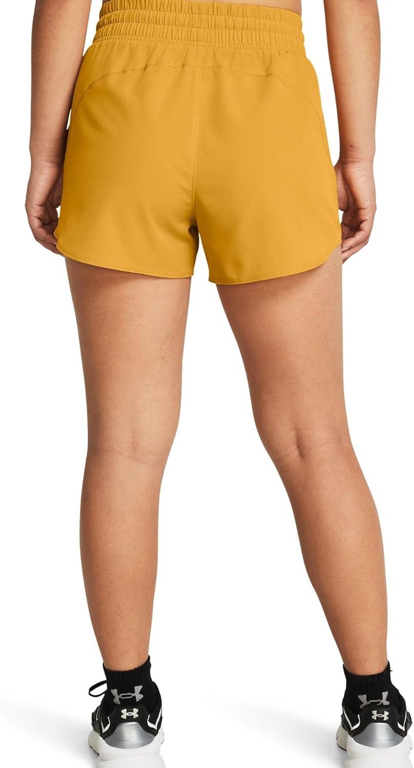 image:imageUnder Armour Womens Flex Woven 3 Inch ShortsGolden YellowGolden Yellow