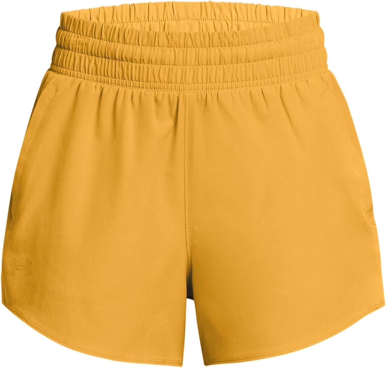 image:imageUnder Armour Womens Flex Woven 3 Inch ShortsGolden YellowGolden Yellow