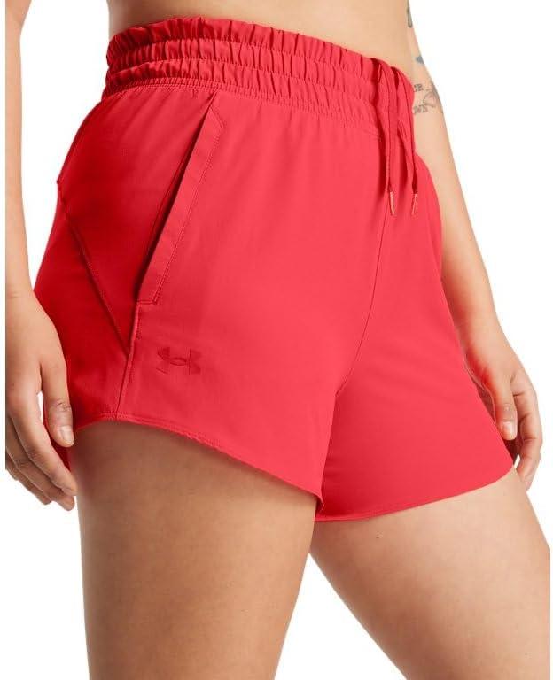 image:imageUnder Armour Womens Flex Woven 3 Inch ShortsRacer RedRacer Red