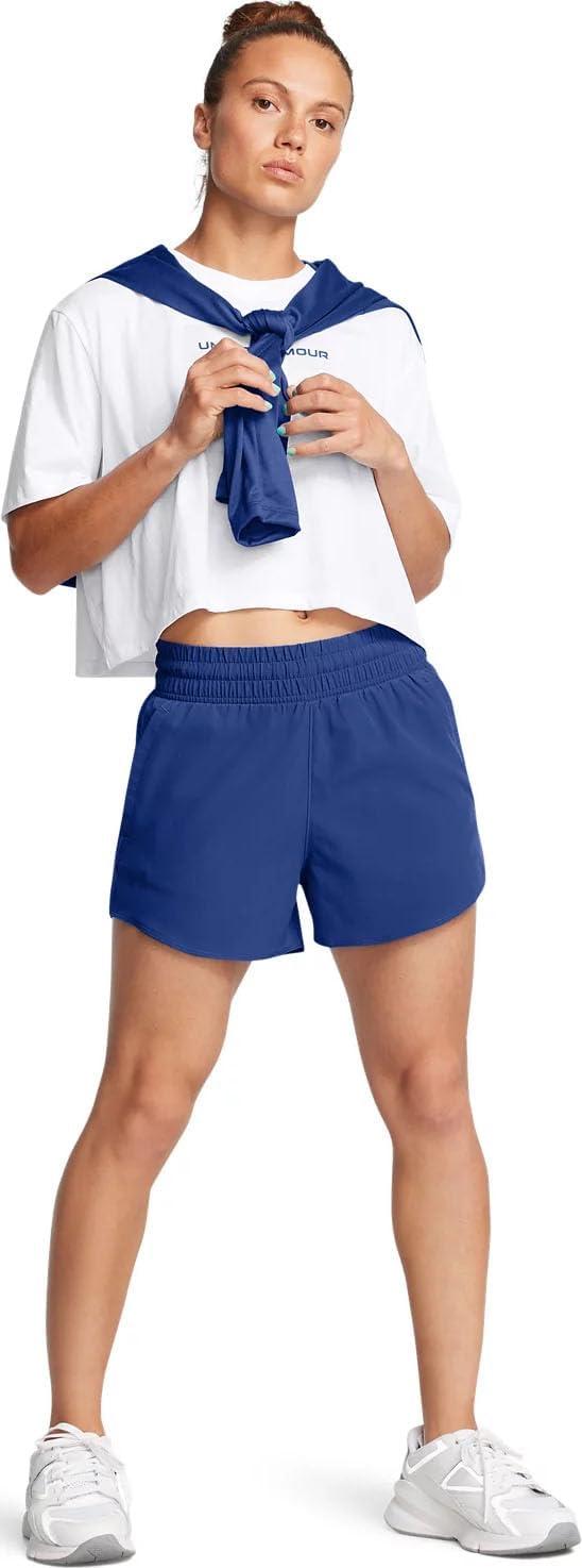 image:imageUnder Armour Womens Flex Woven 3 Inch ShortsTech BlueTech Blue