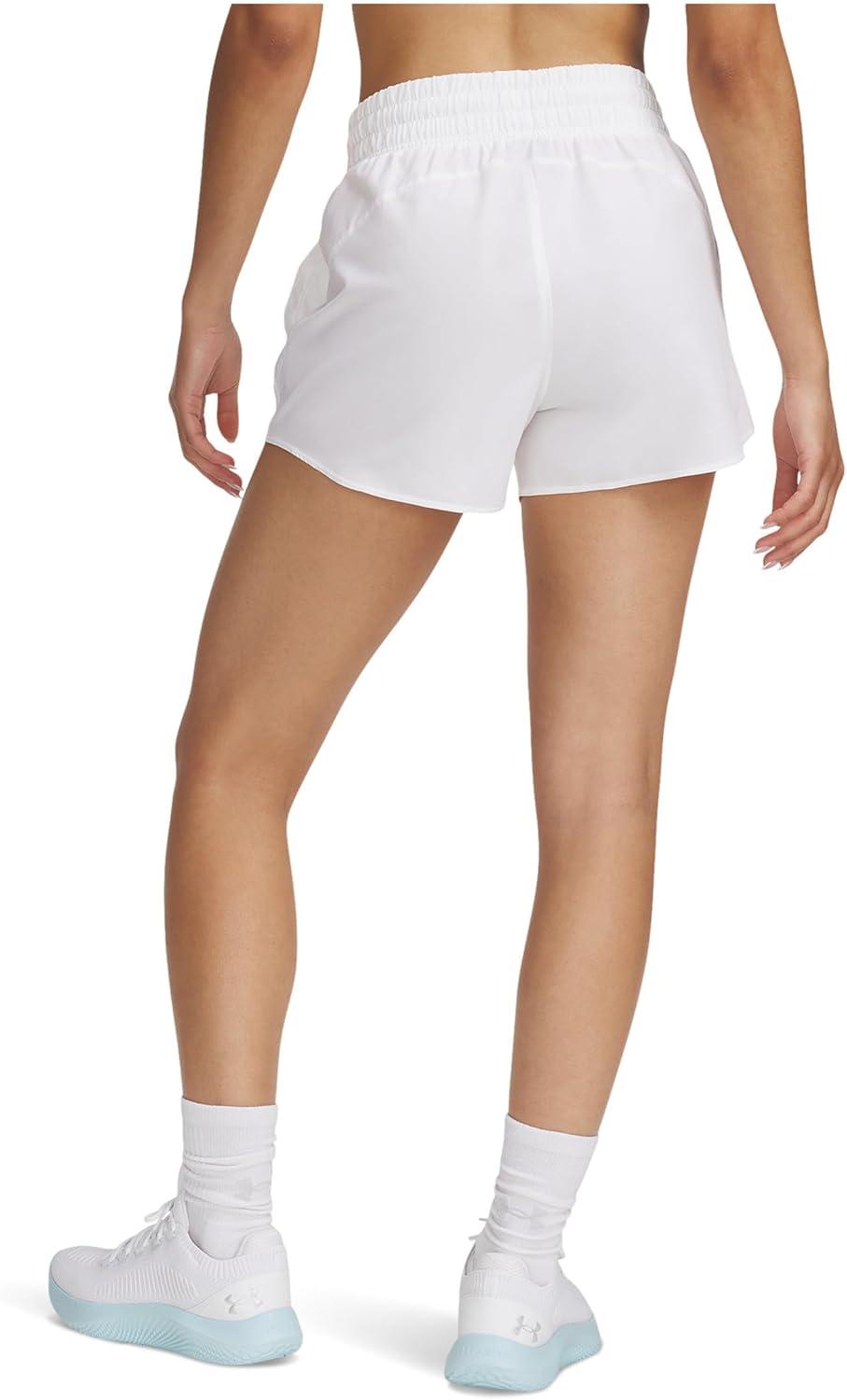 image:imageUnder Armour Womens Flex Woven 3 Inch ShortsWhiteWhite