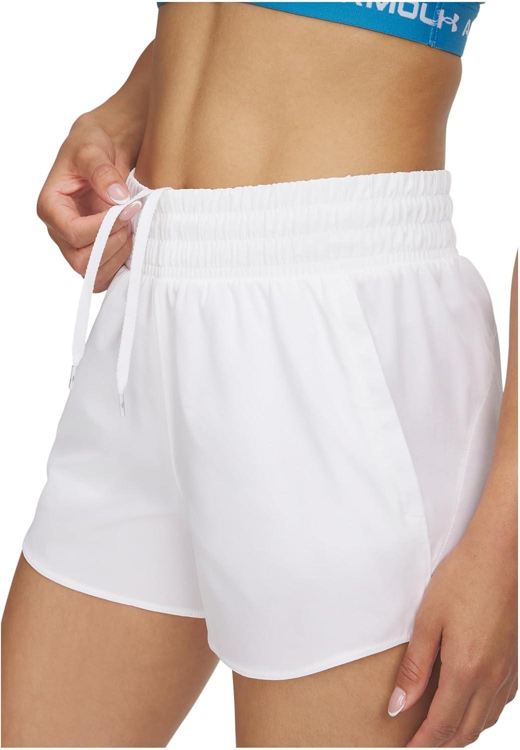 image:imageUnder Armour Womens Flex Woven 3 Inch ShortsWhiteWhite