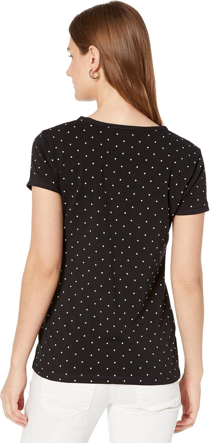 image:imageVNeck Dot TShirt by US Polo AssnBlackPink
