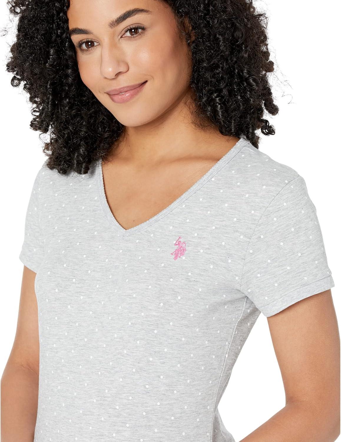 image:imageVNeck Dot TShirt by US Polo AssnLight Grey Heather