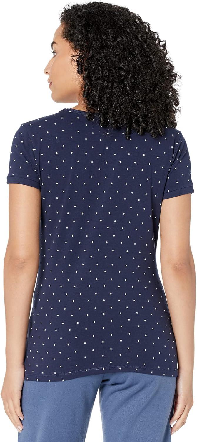 image:imageVNeck Dot TShirt by US Polo AssnNavyPink