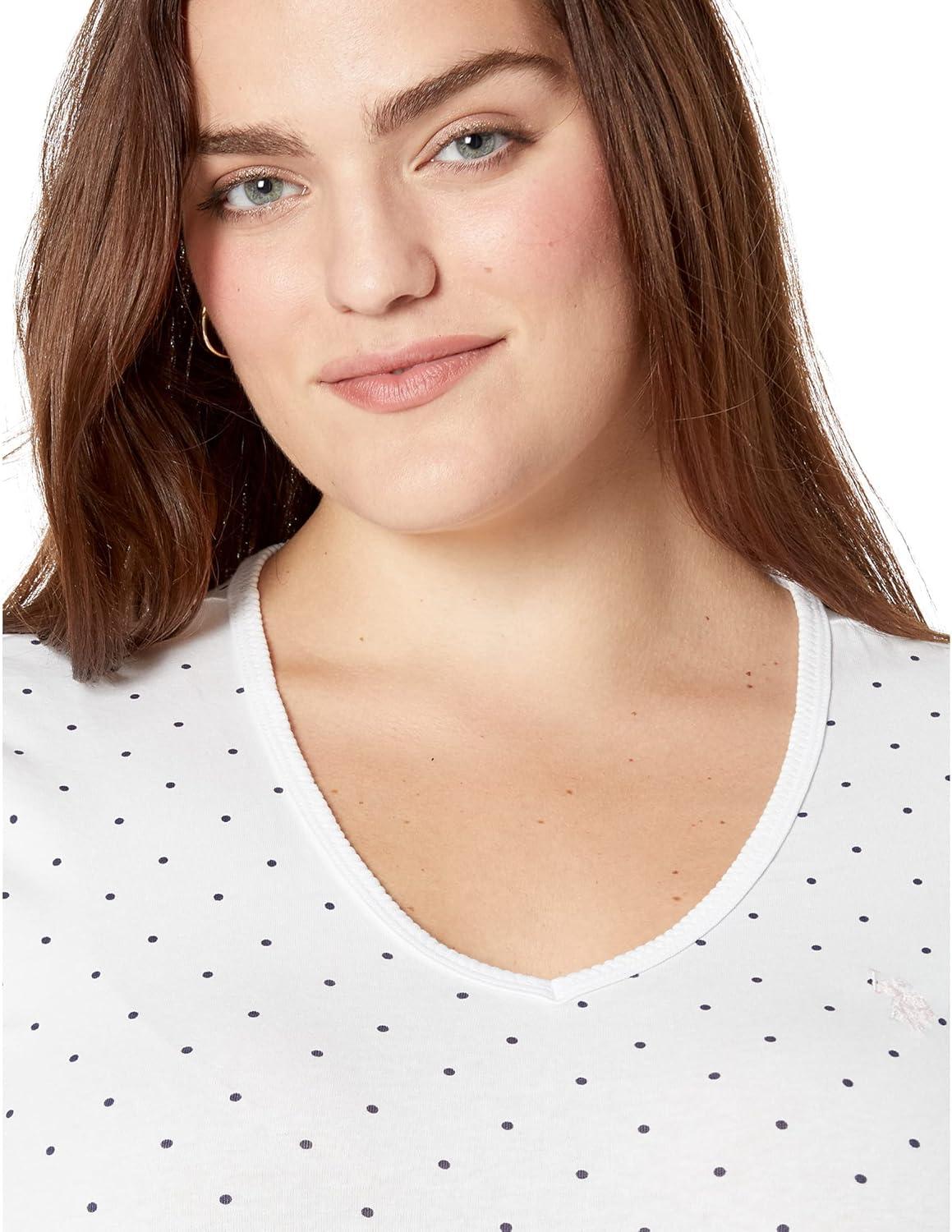 image:imageVNeck Dot TShirt by US Polo AssnOptic White