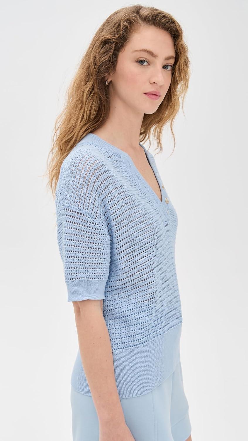 image:imageVarley Womens Callie Knit TopCashmere Blue