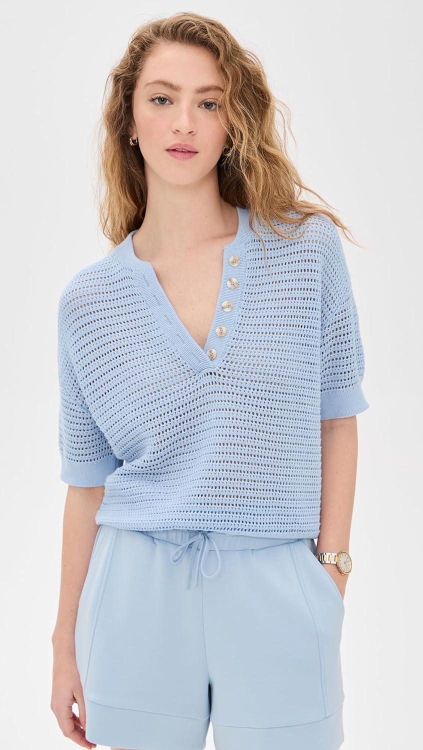 image:imageVarley Womens Callie Knit TopCashmere Blue