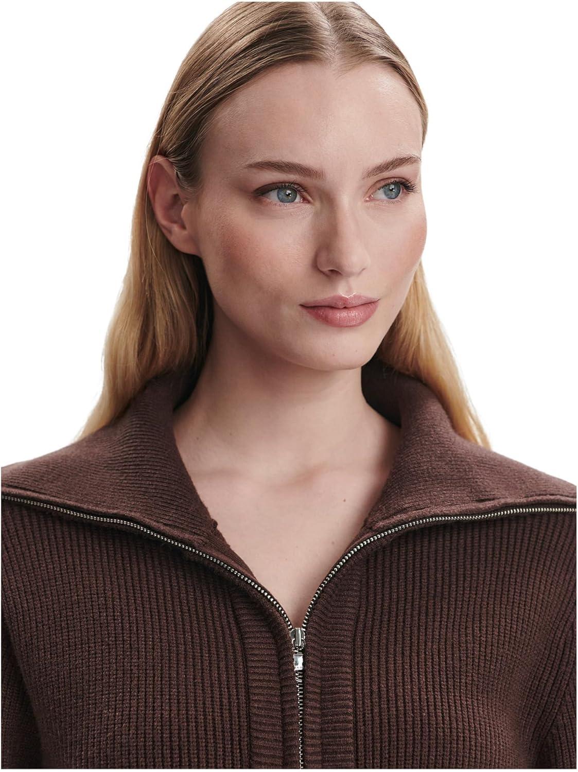 image:imageVarley Womens Enrico Knit JacketCoffee Bean