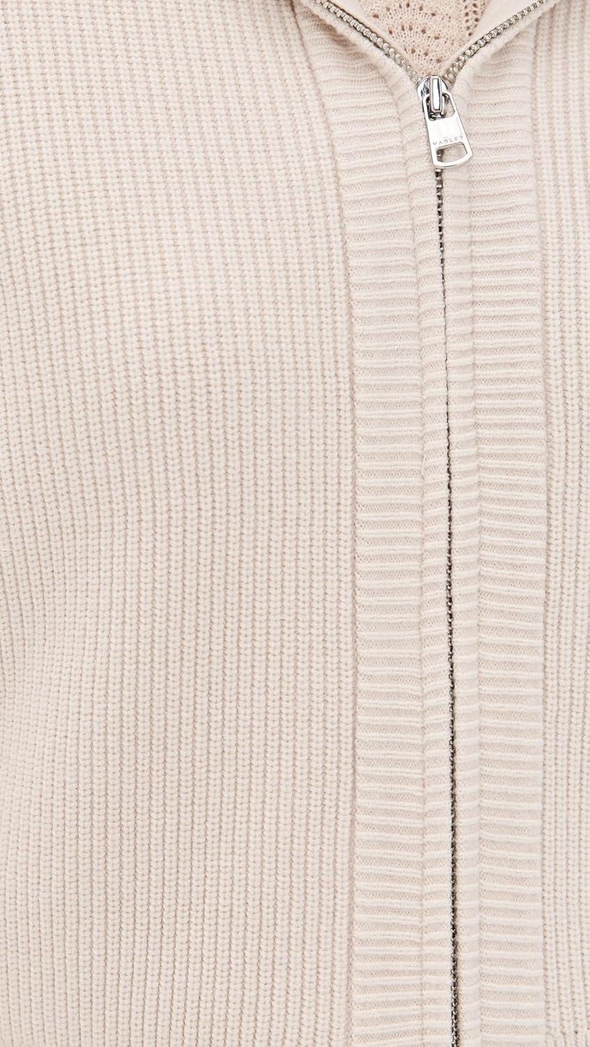 image:imageVarley Womens Enrico Knit JacketSilver Birch